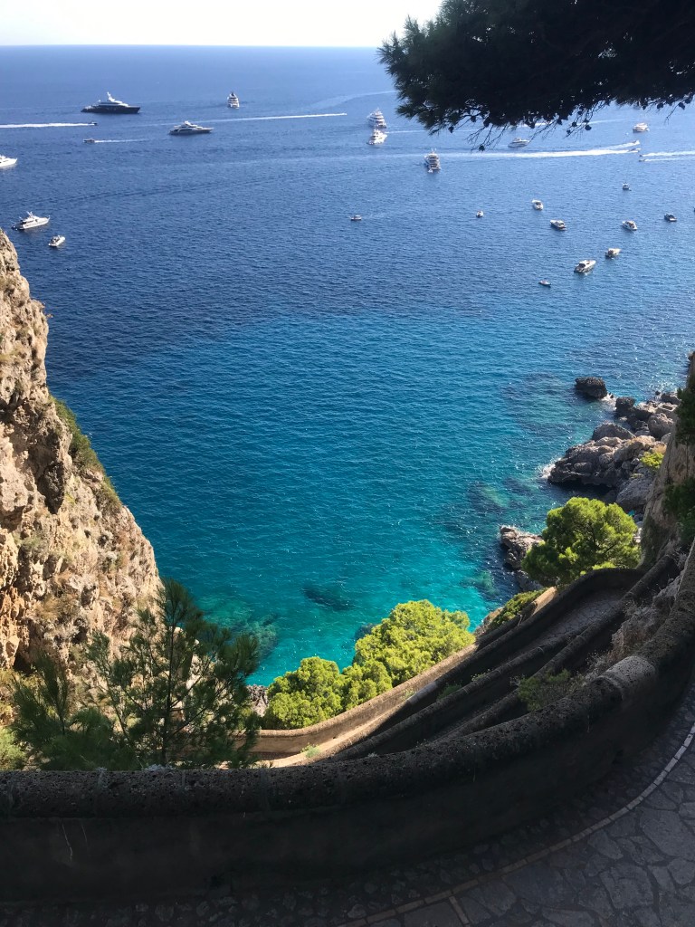 sunny Capri in the summer time